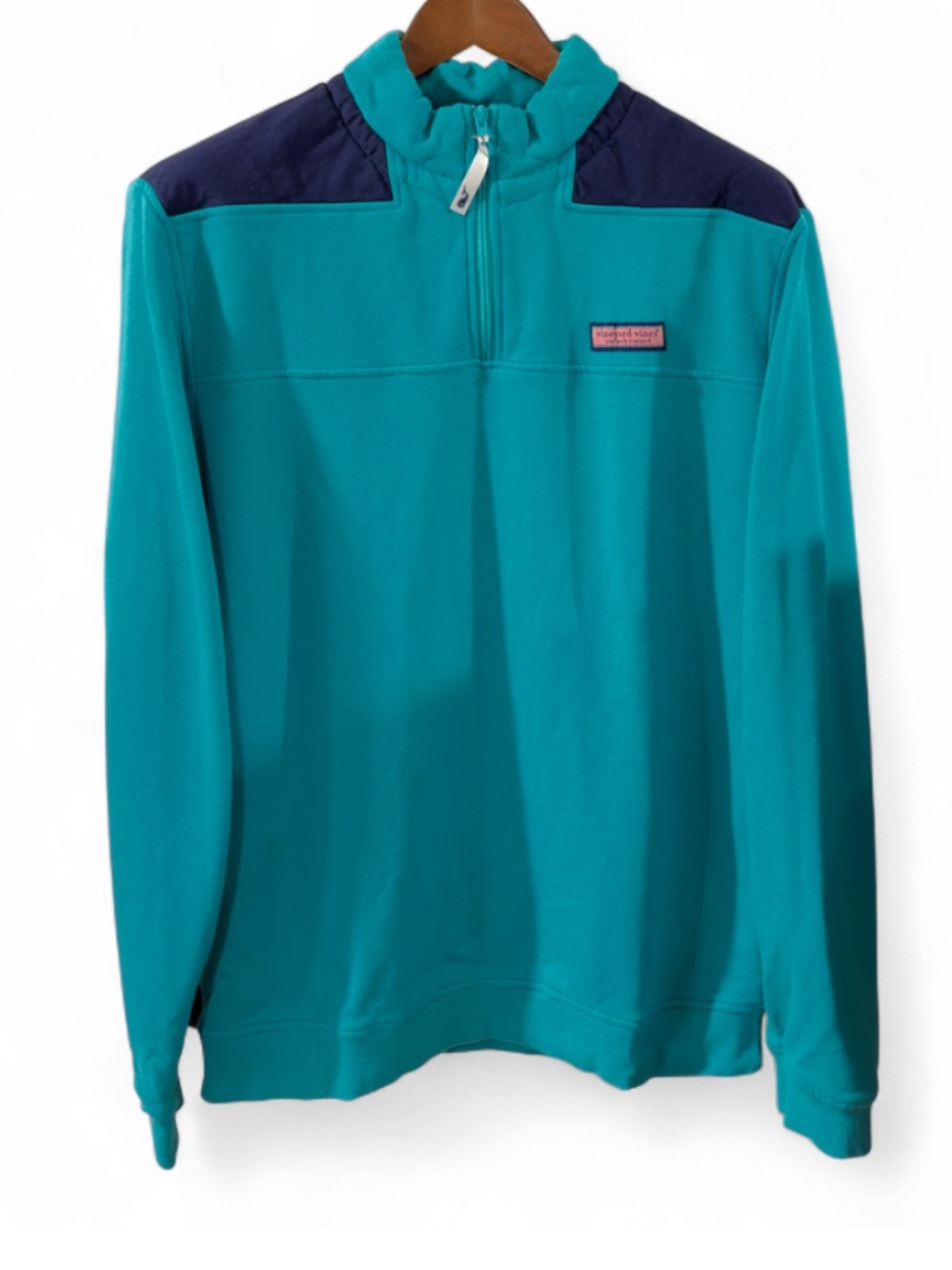 Y2K Vineyard Vines Teal Shep Shirt Pullover Size Men’s Medium